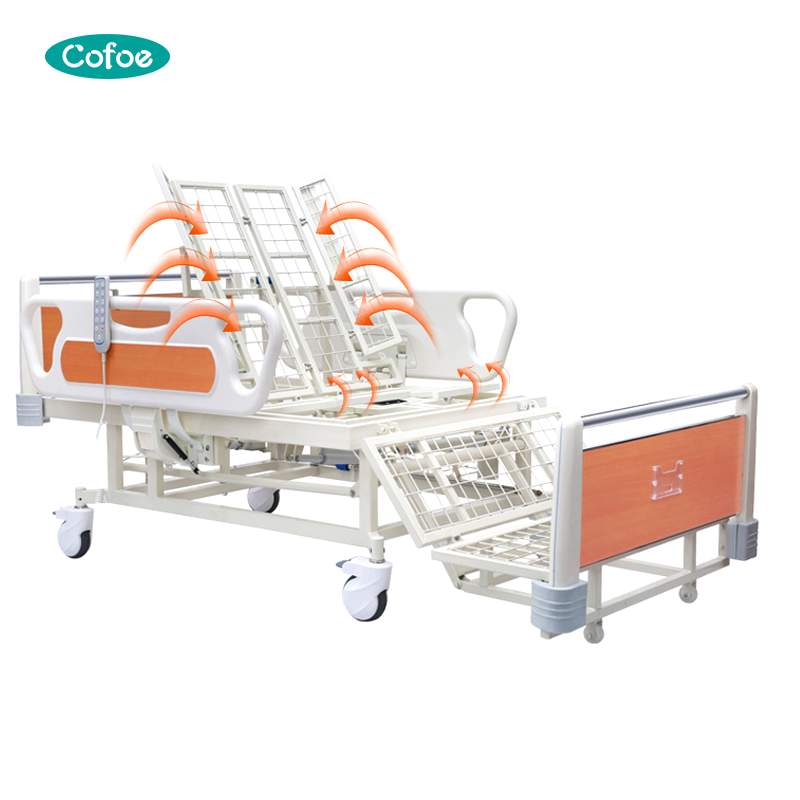 R03 Electric For Home Hospital Beds With Wheels
