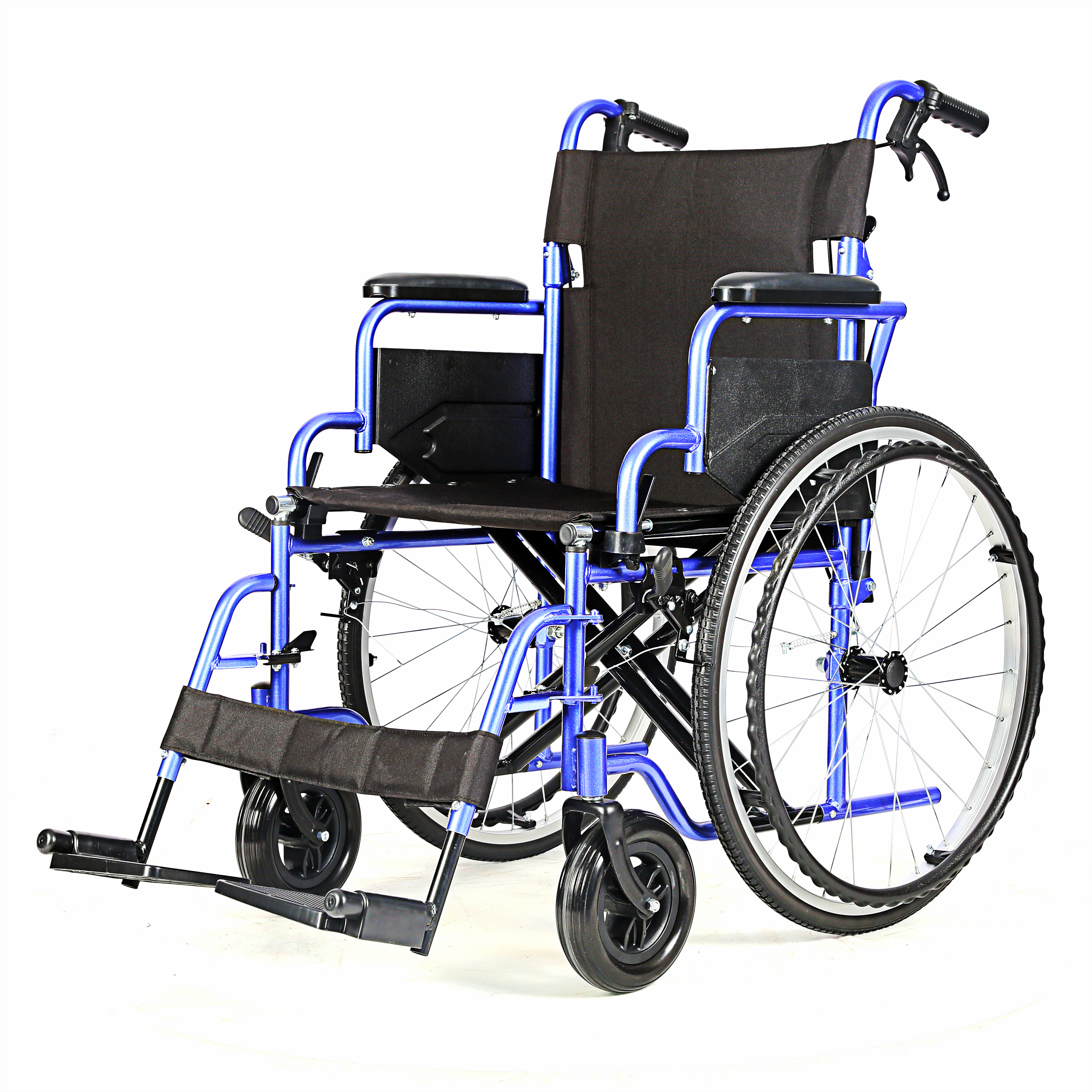 KF-SYIV-005 Folding Slope Armrest Light Weight Adult Manual Wheelchair 