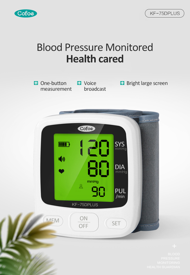 KF-75D-PLUS FDA Approved Doctors Blood Pressure Monitor from China