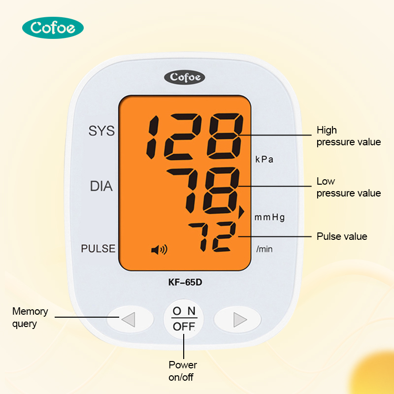 KF-65D Automatic Automatic Digital Blood Pressure Monitor(Arm Type)