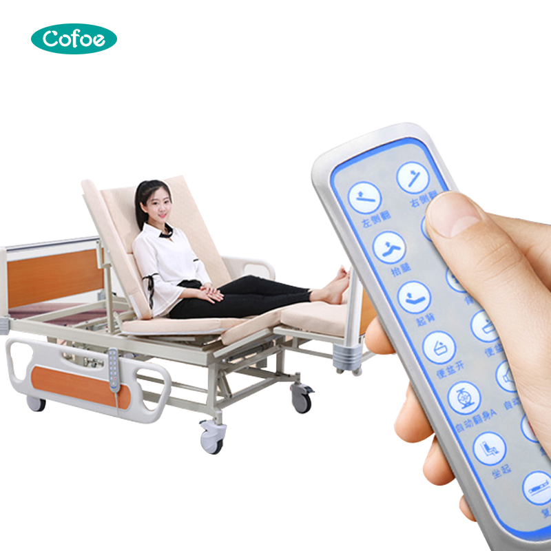 R03 Electric Patient Hospital Beds With Side Rails